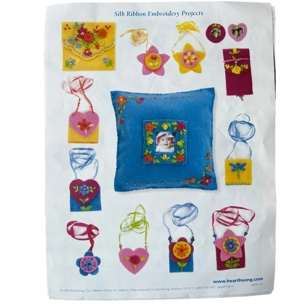 HearthSong Silk Ribbon Embroidery Kit